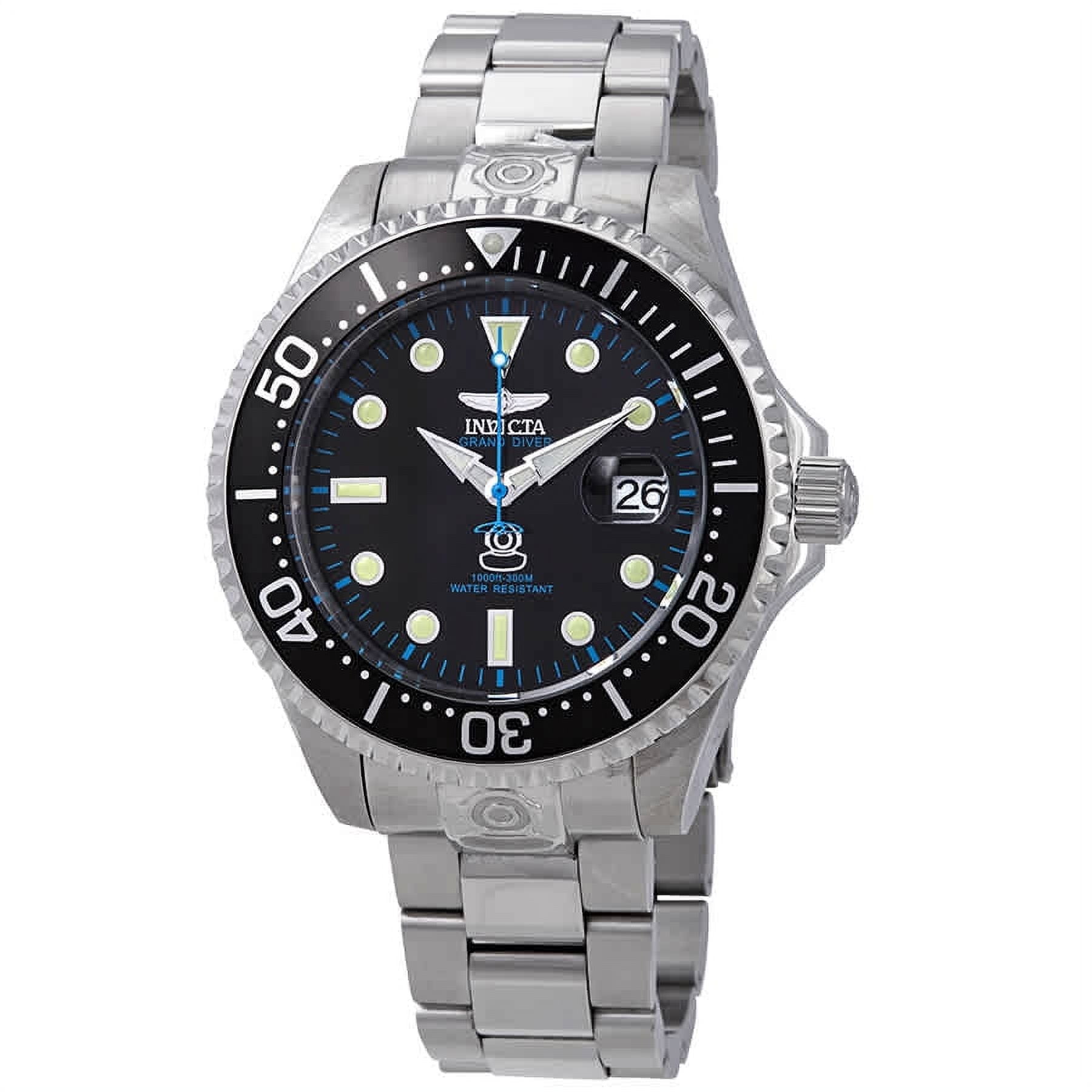 Reloj Invicta Pro Diver Automático De Acero Inoxidable Con Esfera Negra De 300 M Para Hombre