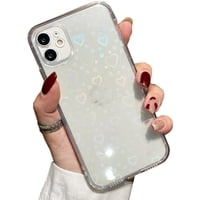 Genérico - Carcasa Antigolpes Corazones Para Iphone 13 Transparente