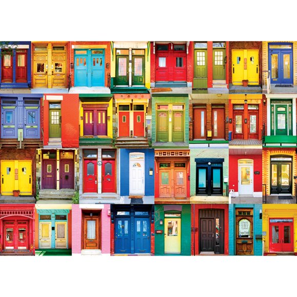 Puzle RoseArt Kodak Premium Colorful Montreal Doors