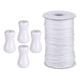 thumbnail image 3 of Cable De Sombra De Elevación Trenzado Blanco De 1,8 Mm 55 Yardas / Rollo Con Colgante De Madera Blanca 4x, 3 of 3