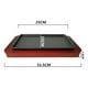 thumbnail image 2 of Platos De Fierro Fundido 25*15cm Con Base De Madera Ideal Para Preparaciones Calientes Parrila, 2 of 4