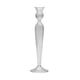 thumbnail image 2 of Portavelas Cónico De Cristal, Adorno De Mesa, Rayas Verticales Para Decoración De Baño, Gris Claro, 2 of 3