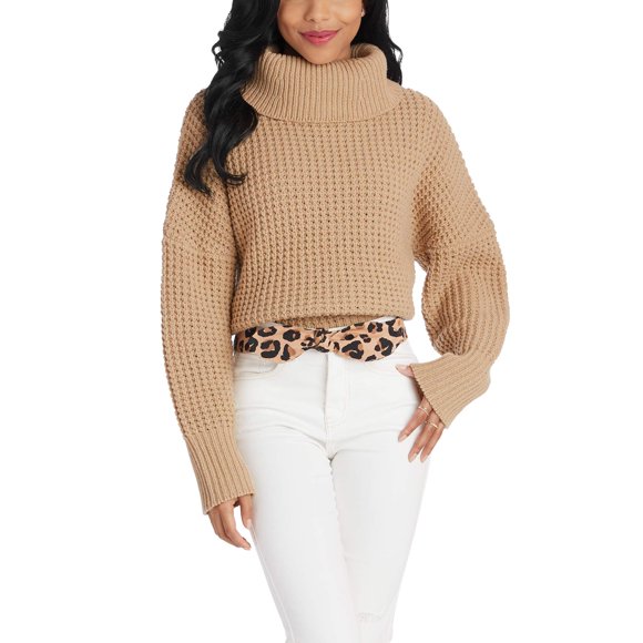 Lazo navideño Belt Mud Pie para mujer, bronceado, talla pequeña-mediana