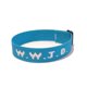 thumbnail image 1 of Pulsera unisex con estampado de letras jacquard y correa de muñeca ajustable WWJD, 1 of 5
