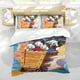 thumbnail image 5 of PatoAventuras Conjunto de sábanas temático, trío de piezas, cómodo y amigable con la piel, diseño único, regalo de decoración para el hogar para familiares, amigos y fans,173cm *218cm, 5 of 6