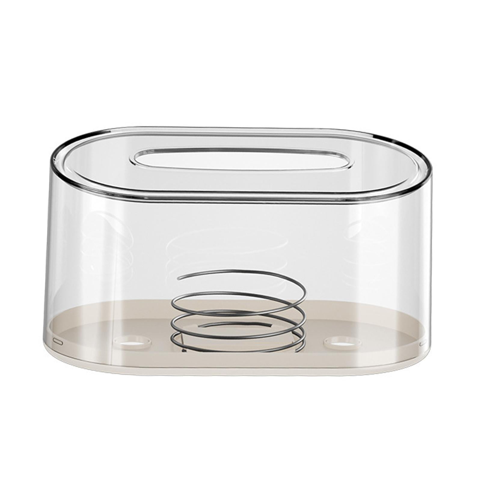 Magideal - Dispensador De Pañuelos Cosméticos, Dispensador De Pañuelos Faciales, Servilletero, Porta Toallas De Papel Con Práctica Función De Elevación Mediante Claro