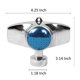 thumbnail image 2 of Sprinkler Hourley 360 Degree Metal Spot, paquete de 2 unidades, color azul, 2 of 7