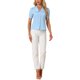 thumbnail image 2 of INSPIRE CHIC Blusa de Mujer para Regreso a Clases Cuello Peter Pan Manga Corta Abullonada Camisa Retro XL Azul, 2 of 6