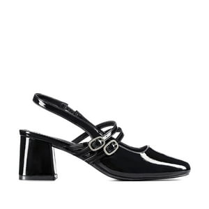 Zapato Taco Talón Descubierto Elegante Mujer Weide Yl053