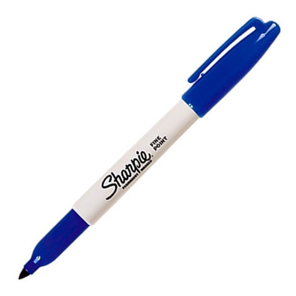 Marcadores Sharpie Punta Fina Azul
