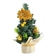 thumbnail image 3 of Mini árbol de Navidad Artificial Dorado, 3 of 3