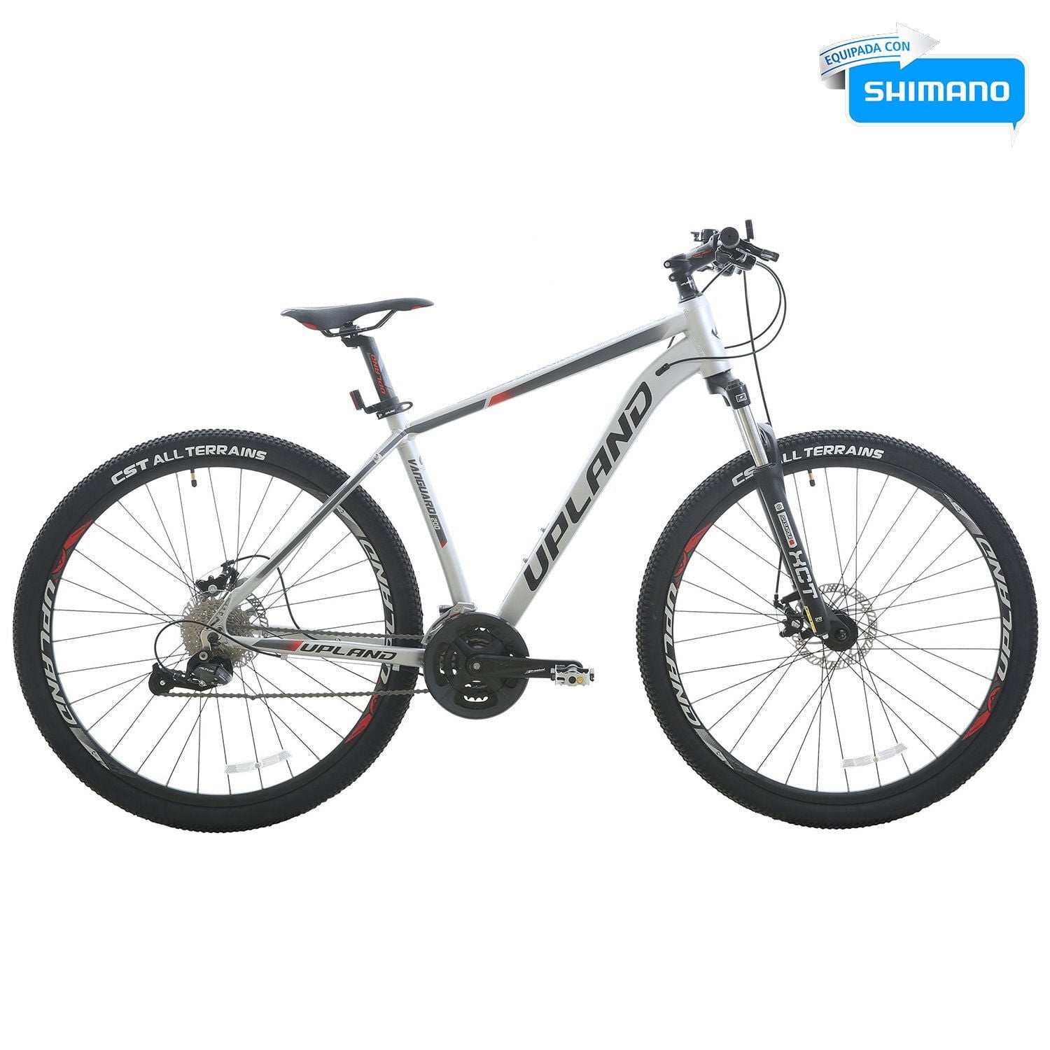 Upland - Bicicleta Mountain Bike Vanguard 200 Aro 29 Gris