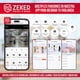 thumbnail image 4 of Pack x3 Cámara de Seguridad Wifi Impermeable Zeker 2MP 5G, 4 of 10