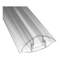 Perfil Conector H-Clip Planchas 4-10Mm 3Mts Transparente Dvp