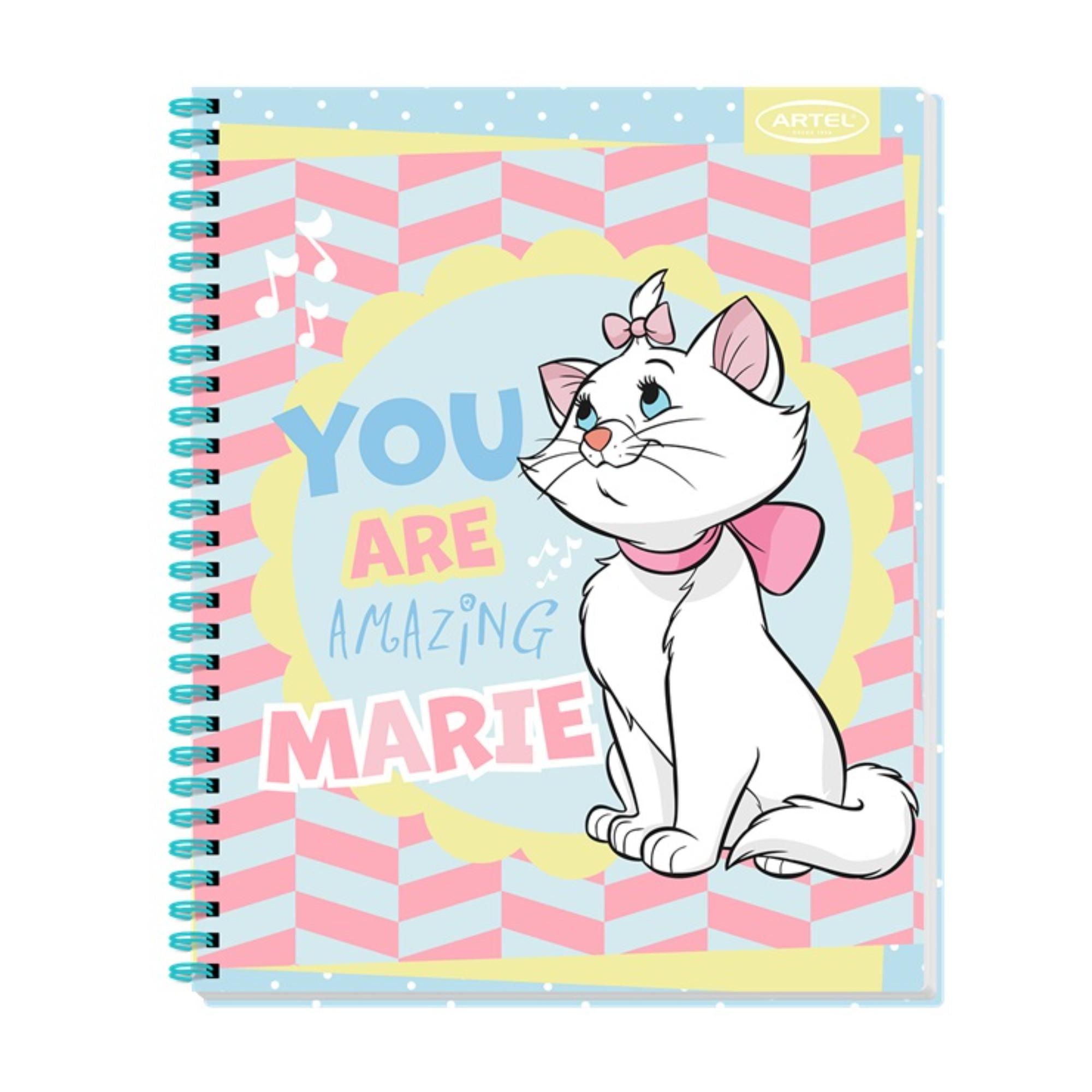 Cuaderno Univ 100h 7mm Cats&dogs Artel