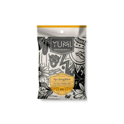 Snack De Carne Ajo Jengibre 25 G Yumi Snacks
