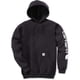 thumbnail image 4 of Sudadera Carhartt de ajuste holgado, peso medio, con logo en la manga, hombre, negra, 4 of 8