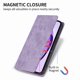 thumbnail image 3 of Funda tipo cartera con bloqueo RFID para Xiaomi Redmi 15C Con tapa abatible, portatarjetas, cierre magnético, TPU y soporte Morado, 3 of 6