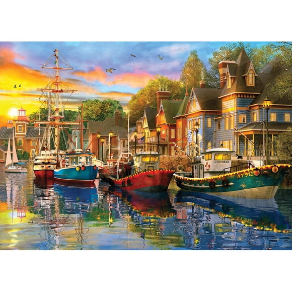 Puzzle Anatolian Harbour Lights de 1500 piezas, 85 x 60 cm