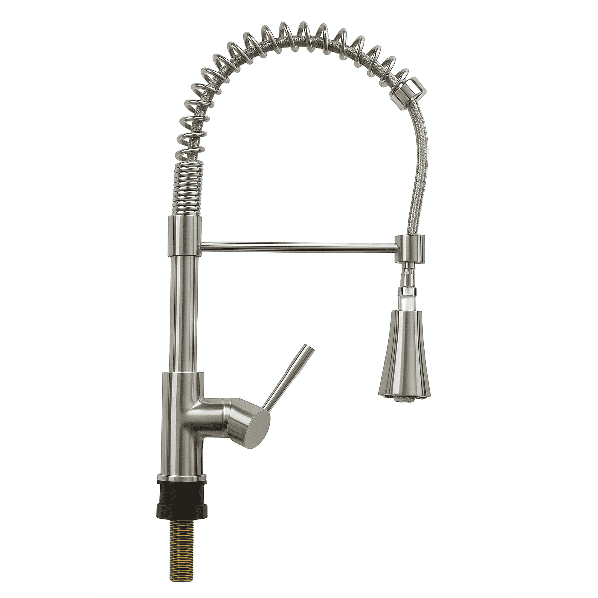 Genérico - Llave Monomando Lavaplatos Flexible Profesional Plata