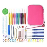 Baul De Ayun - Set Con Estuche Crochet Silicona Accesorios Para Tejer