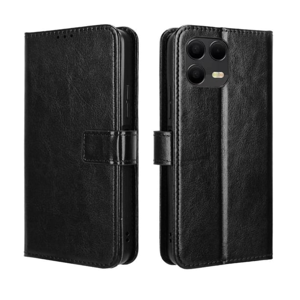 Funda tipo libro para T-Mobile Revvl 8 Pro, cartera todo‑en‑uno, funda multifuncional con tarjetero y correa de muñeca desmontable