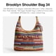 thumbnail image 2 of Bolsa de Hombro Coach Brooklyn Raffia para Mujer Multicolor, 2 of 6