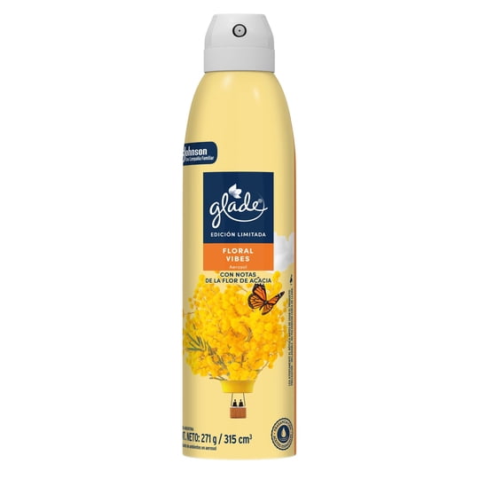 Desodorante Ambiental Aerosol Floral Vibres Lata 315 ml Glade