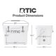 thumbnail image 5 of Cooler RTIC, ultrarresistente, 20 cuartos de galón, portátil, con aislamiento duro, blanco, 5 of 7