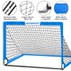 thumbnail image 3 of Set de Porterías de Fútbol para Jardín - 2 Porterías Portátiles de 1.5 m x 1.1 m, Equipo de Entrenamiento, Red Plegable con Balón de Fútbol, Set para Juegos y Deportes, 3 of 6