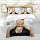 thumbnail image 5 of Nicki Minaj Conjunto de sábanas temático, trío de piezas, cómodo y amigable con la piel, diseño único, regalo de decoración para el hogar para familiares, amigos y fans,140X210cm, 5 of 6