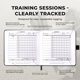 thumbnail image 4 of Registro de entrenamiento Structurewell, rastreador de fitness de 16 semanas, 16 cm, 4 of 9