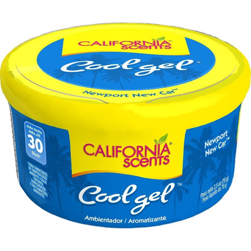 Aromatizante Para Auto Cool Gel New Car 1 Un California Scents
