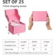 thumbnail image 2 of Caja de envío Yidomto 18 × 13 × 10 cm rosa – pack de 25, 2 of 6