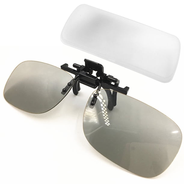 Gafas 3D con clip, gafas 3D anaglifo para usuarios de gafas, gafas 3D de buena calidad para juegos de PC, fotos y películas 3D.