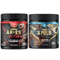 Palikos Fitness - Creatina Apolo 300G (60 Servicios) Y Pre Entreno Ares 450 Mg Cafeina.