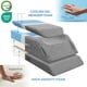 thumbnail image 2 of Almohadas para elevar las piernas KingPavonini, altura ajustable, 2 of 7