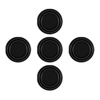 Magideal - Accesorios Universales Para Juntas Anticolisión De Puerta De Coche, Decoración De Absorción De , Amortiguador De Aislamiento Acústico, , 5X Negro Sin Señal