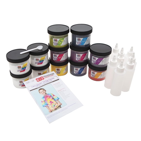 Kit De Tie dye Worldwide Color Splash Con 8 Colores 240 Ml