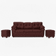 thumbnail image 2 of Living Polonia 3C+2 Pouf Tela Burdeo, 2 of 3