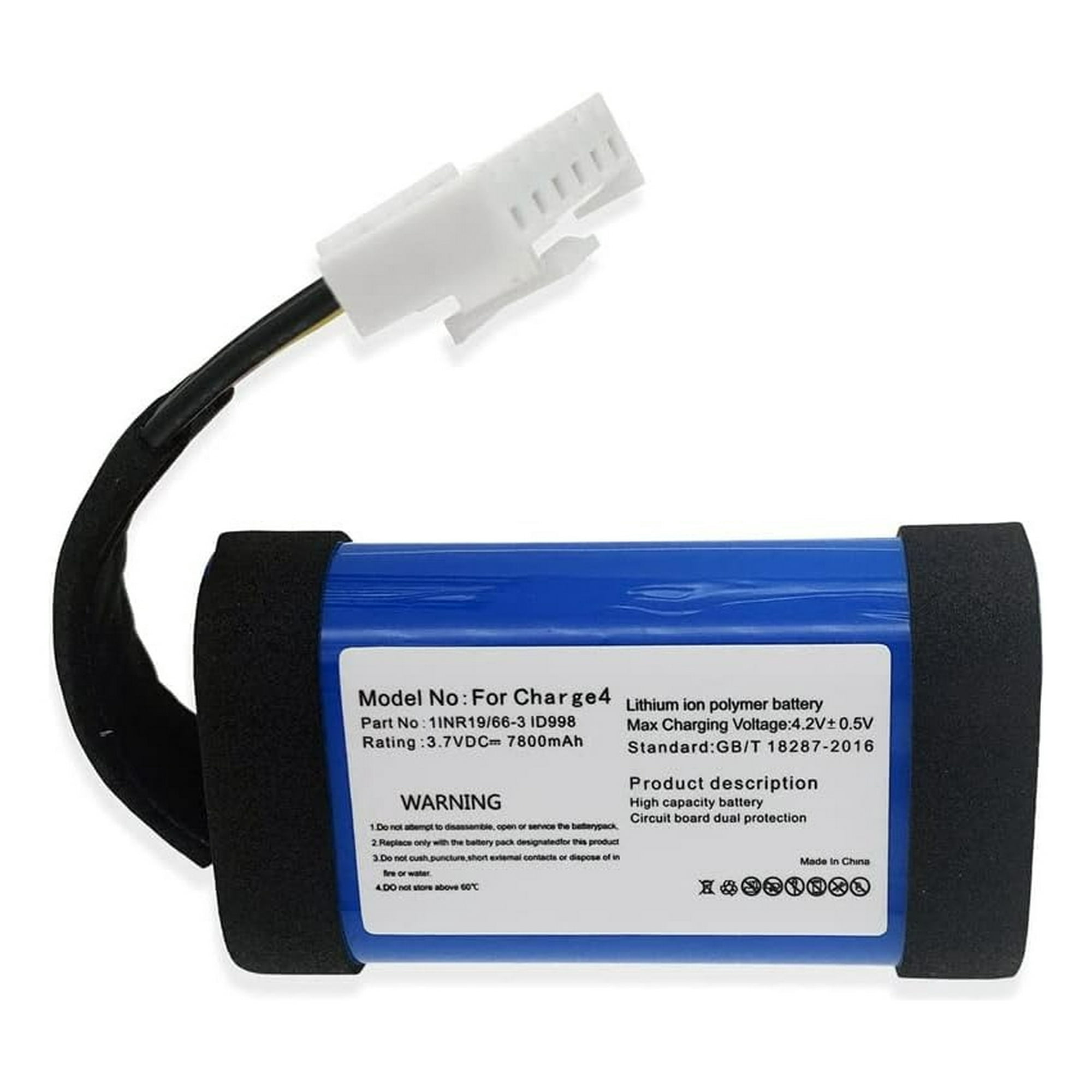 Genérico - Bateria Repuesto Para Parlante Jbl Charge 4 (7800mah)