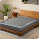 thumbnail image 2 of Funda para somier Bare Home, elástica, microfibra, color gris, 2 of 5