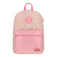 Mochila Escolar Niña Print Princesas Rosado Disney
