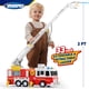 thumbnail image 4 of Camión de bomberos JOYIN extra grande con escalera de 33 pulgadas para niños mayores de 3 años, 4 of 6