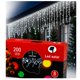 thumbnail image 1 of Luces Navideñas Solares Cascadas Exterior 200 Led 6 Metros 8 Funciones, Blanco Frio, 1 of 3
