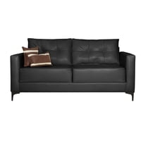 Colbox - Sofa Cadillac 2 Cuerpos Pu Negro