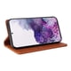 thumbnail image 3 of Funda Billetera de Cuero para Samsung Galaxy S20 Plus con Tarjetero y Soporte - Tapa Magnética Marrón, 3 of 6