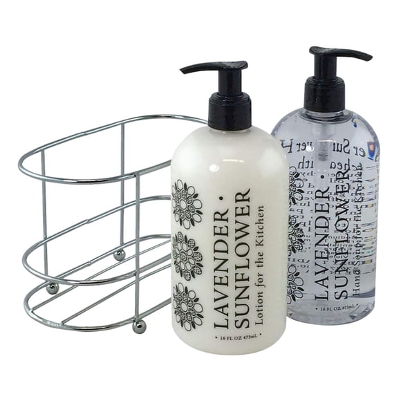 Set de baño Greenwich Bay 3 piezas Lavanda y Girasol 473 ml