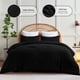 thumbnail image 3 of Juego de edredón CozyLux Black Twin/Twin XL con 1 funda de almohada, 3 of 9