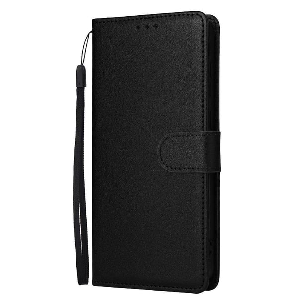Funda Cartera para Samsung Galaxy A16 5G con Tarjetero, Soporte y Cordón - Protección Negro